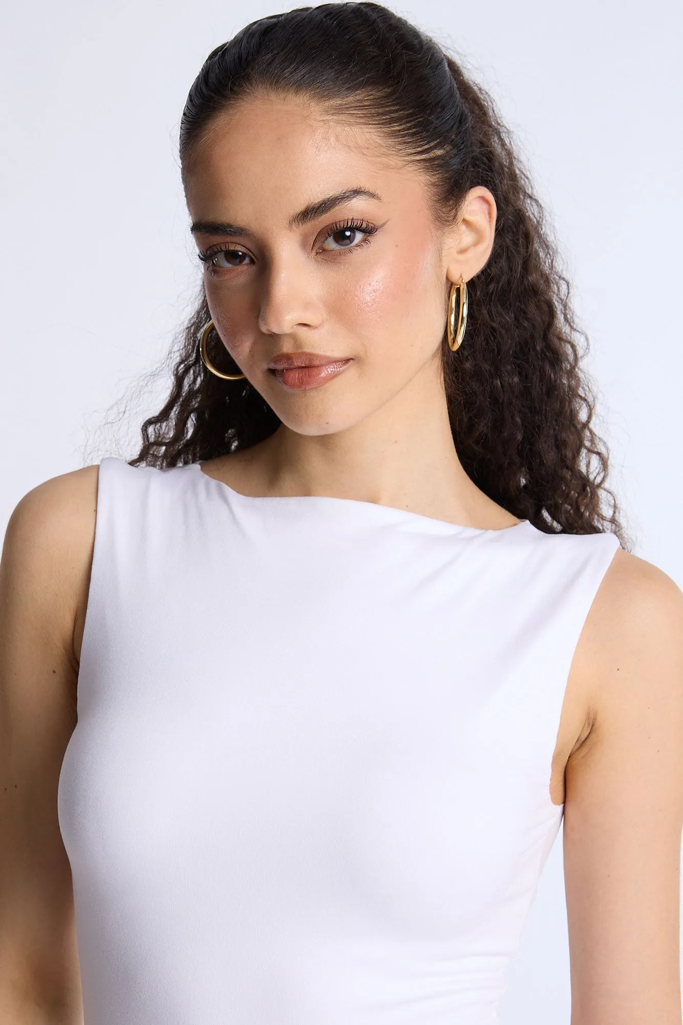 Super Soft High Neck Tank Bodysuit