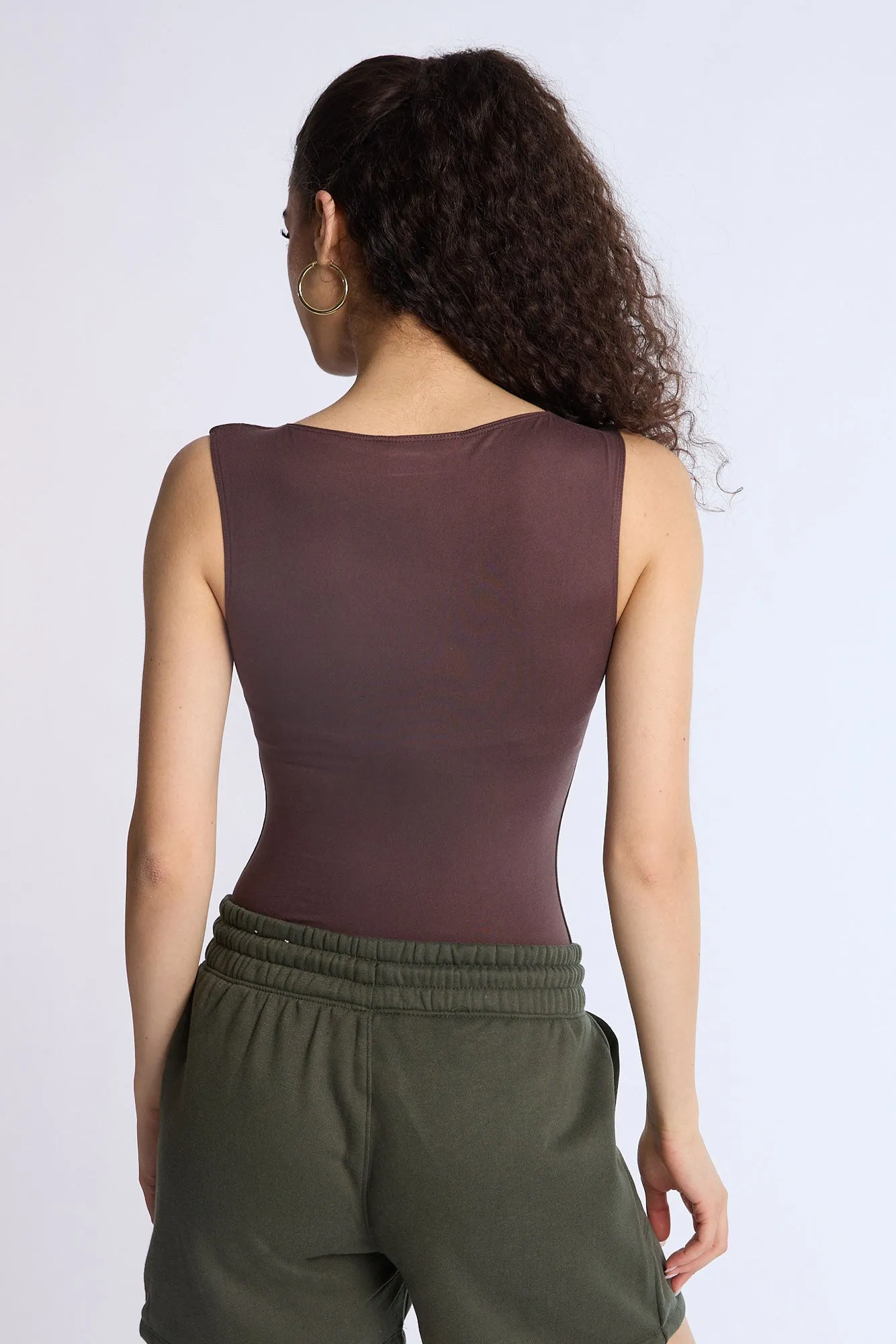 Super Soft High Neck Tank Bodysuit