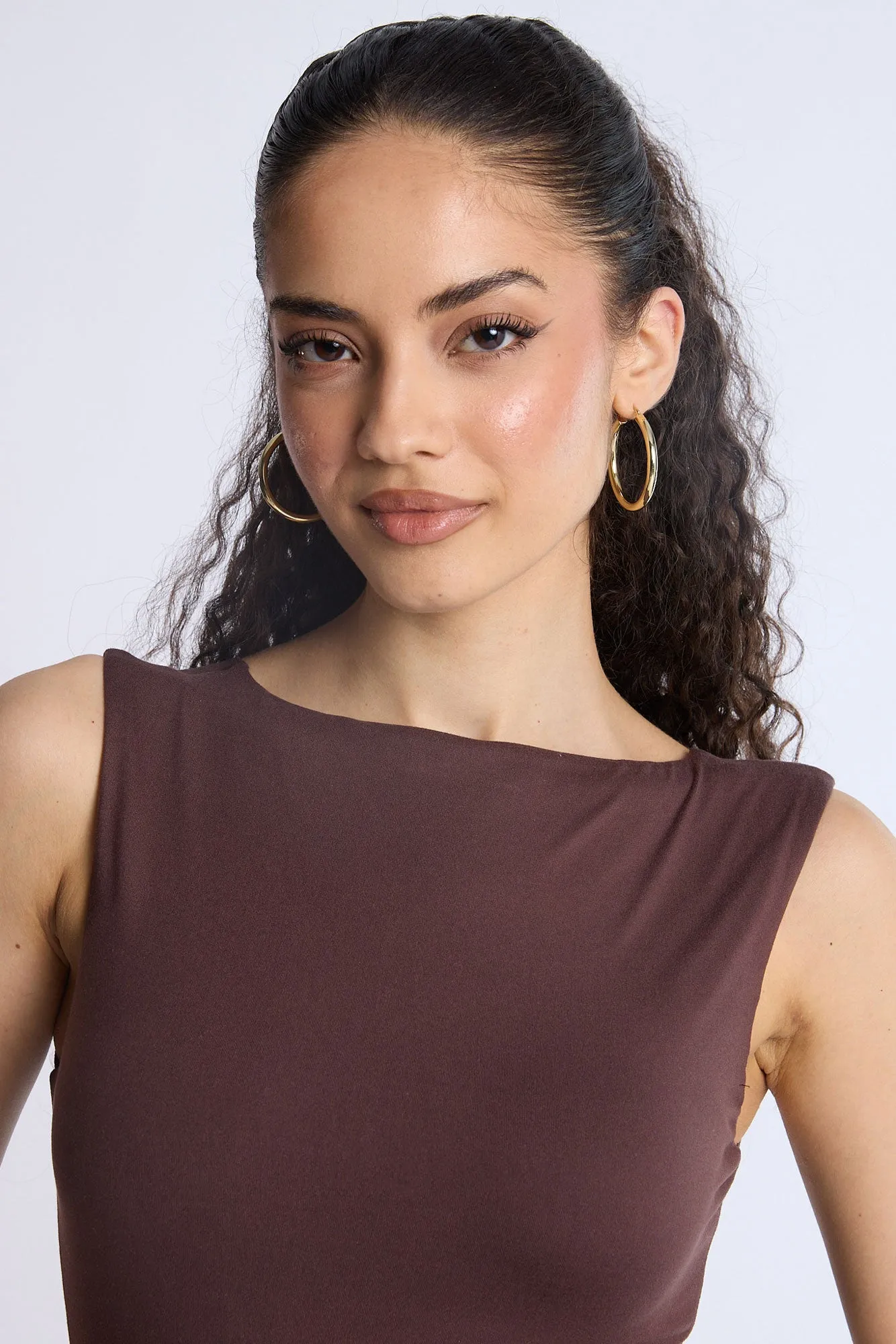 Super Soft High Neck Tank Bodysuit