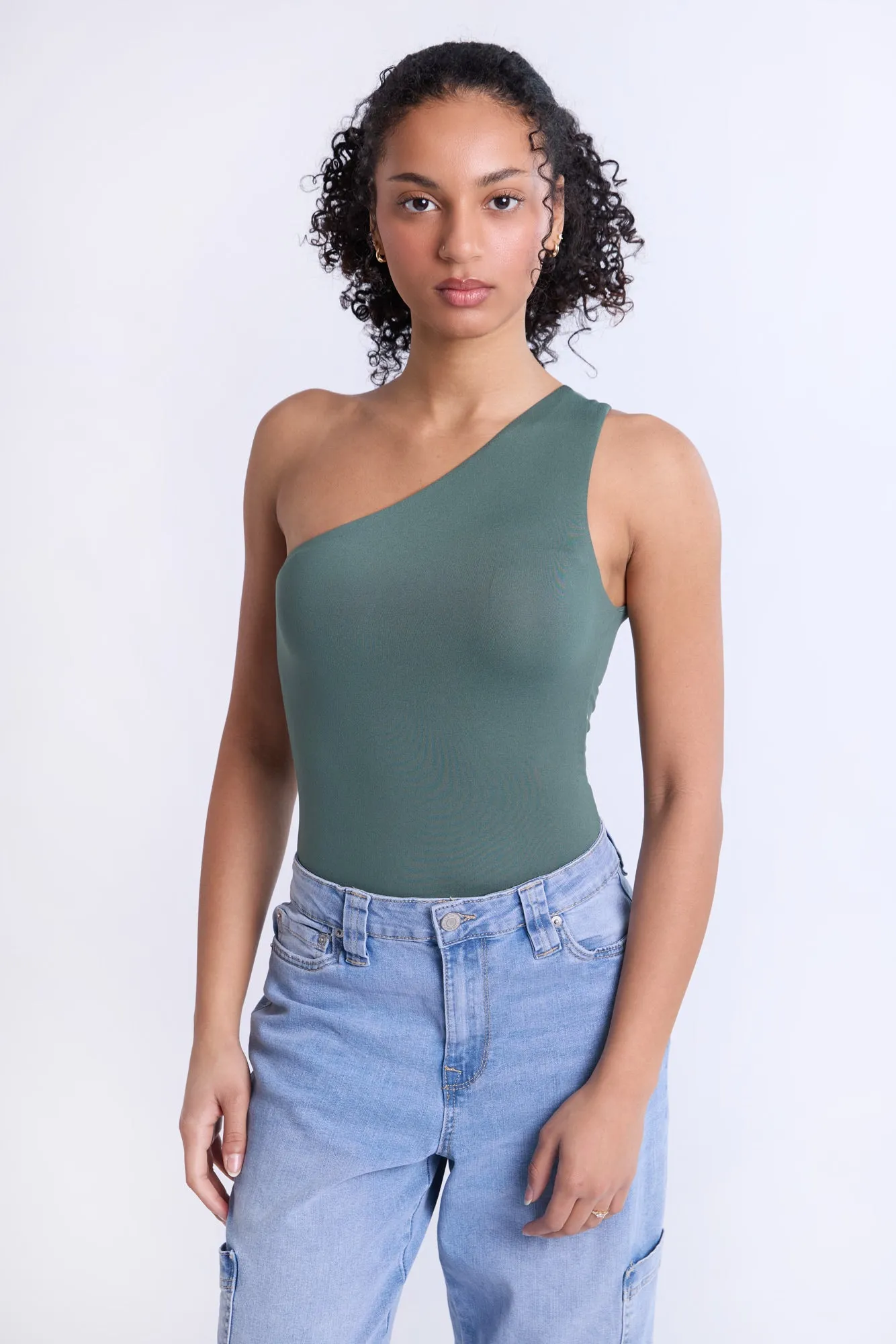 Super Soft One-Shoulder Bodysuit