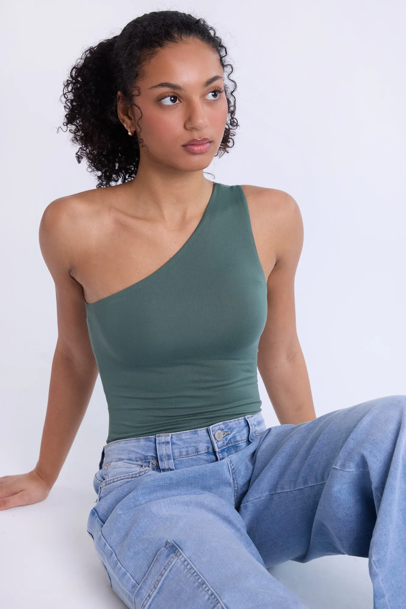 Super Soft One-Shoulder Bodysuit