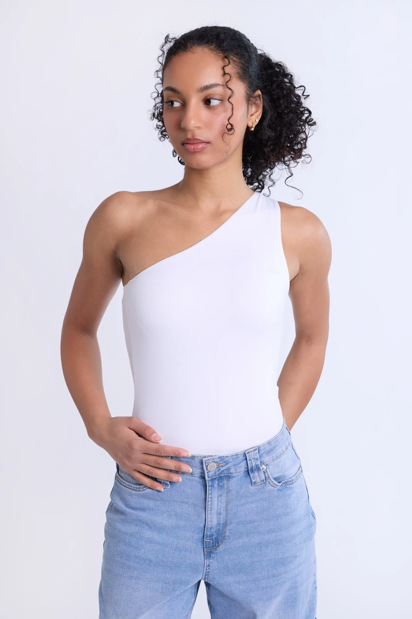 Super Soft One-Shoulder Bodysuit