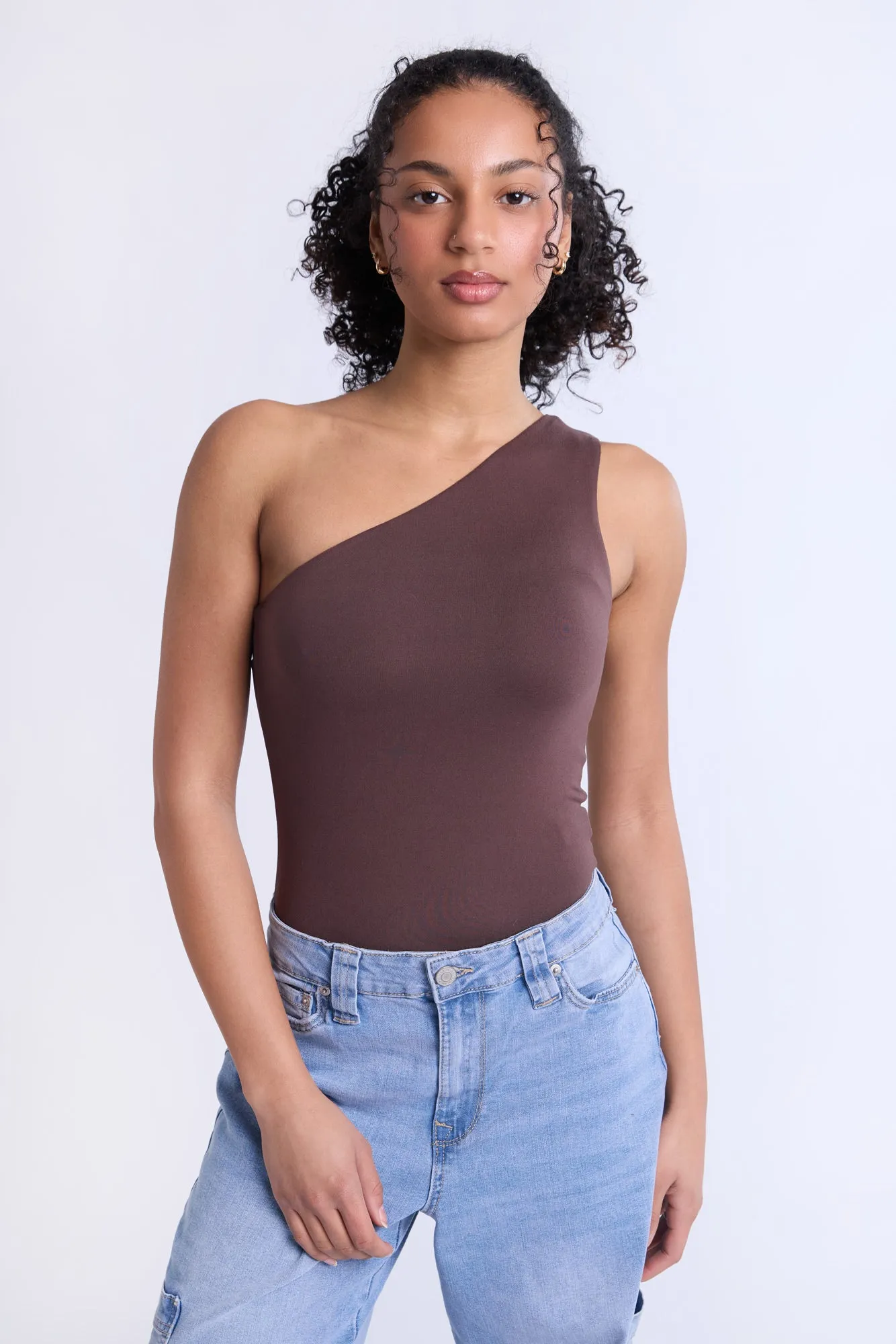 Super Soft One-Shoulder Bodysuit