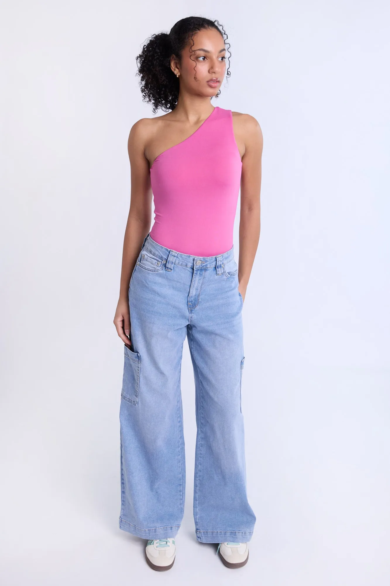 Super Soft One-Shoulder Bodysuit
