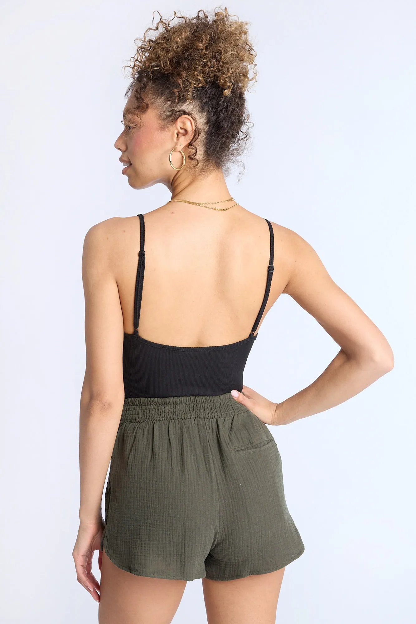 Super Soft Ribbed Cami Bodysuit
