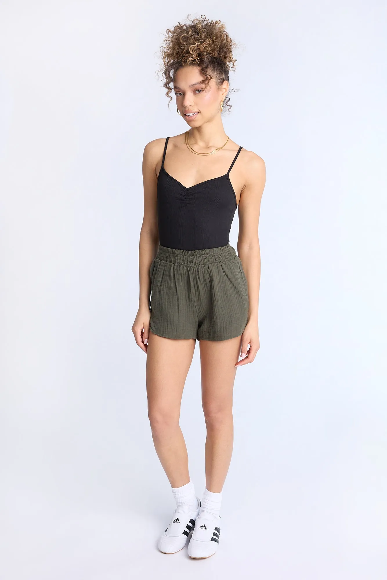 Super Soft Ribbed Cami Bodysuit