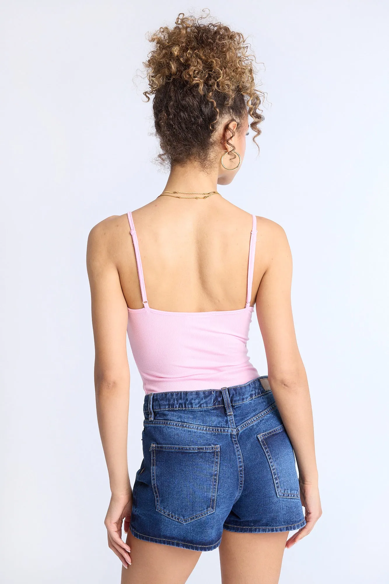 Super Soft Ribbed Cami Bodysuit