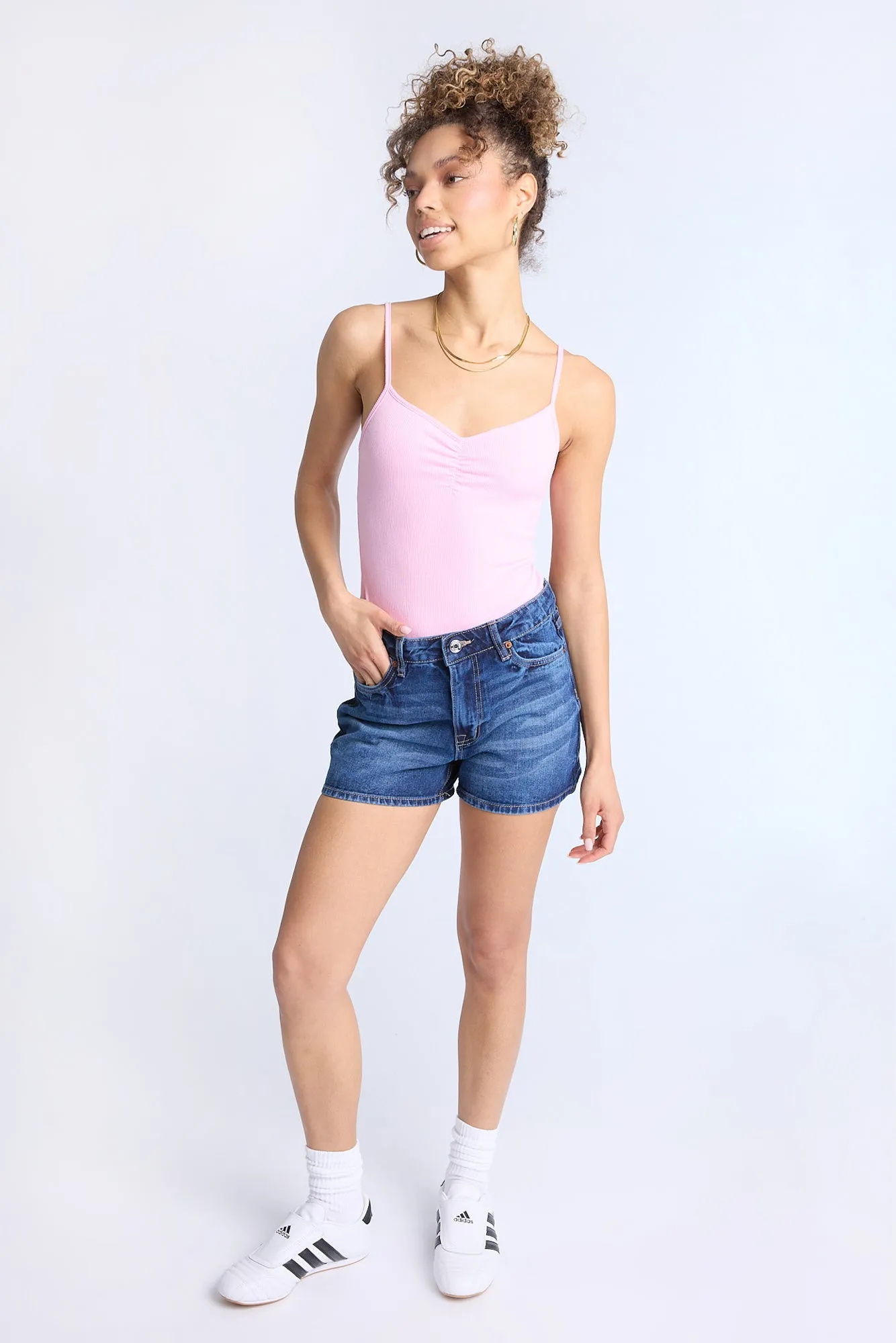 Super Soft Ribbed Cami Bodysuit