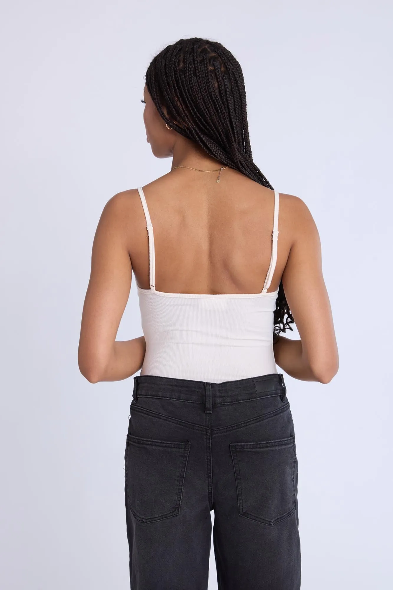 Super Soft Ribbed Cami Bodysuit