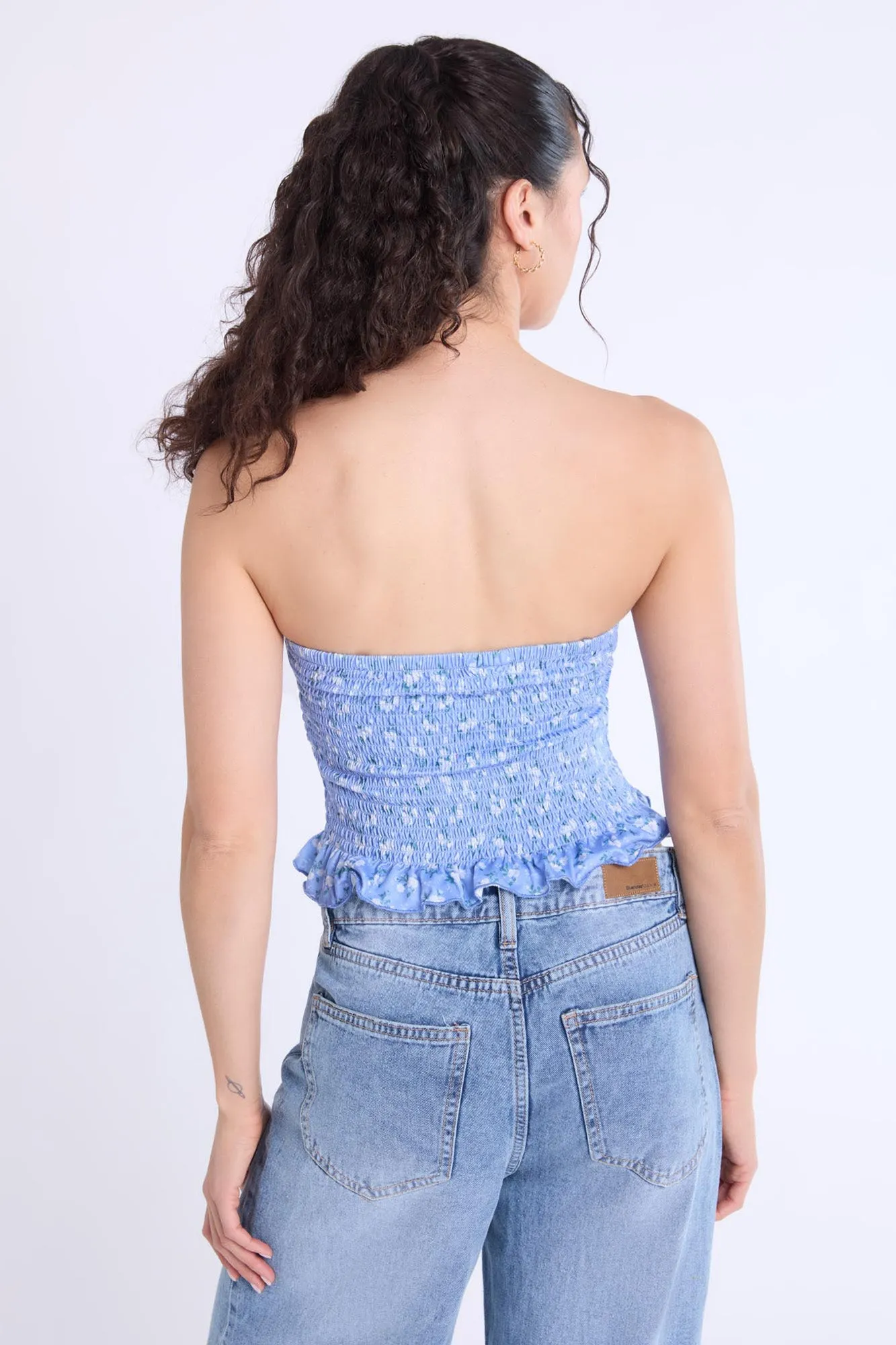 Super Soft Smocked Square Neck Cami Top