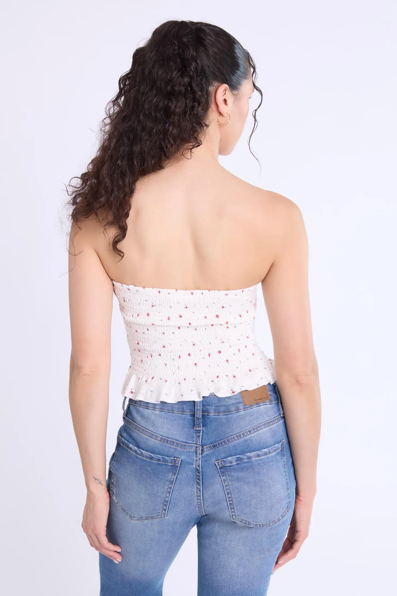 Super Soft Smocked Square Neck Cami Top