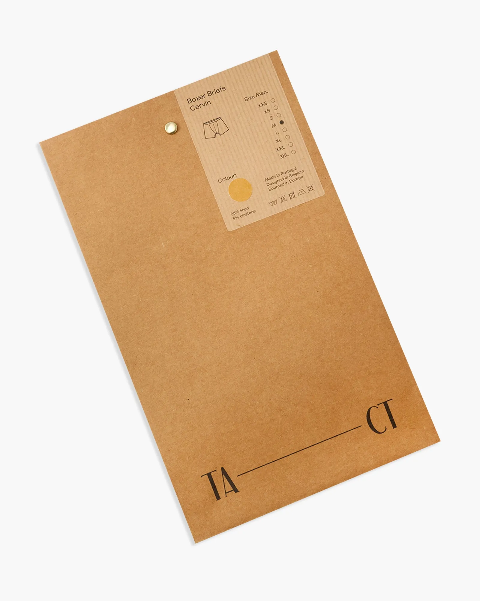 TA-CT Cervin Linen Boxer Briefs - Saffron