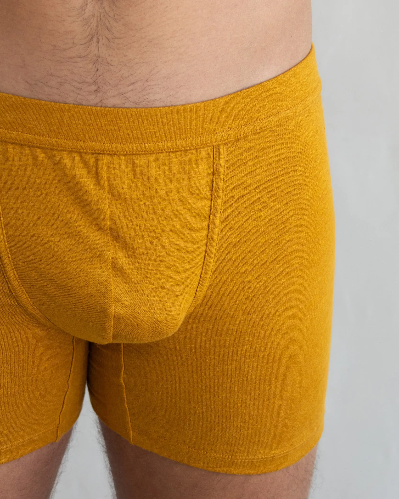 TA-CT Cervin Linen Boxer Briefs - Saffron
