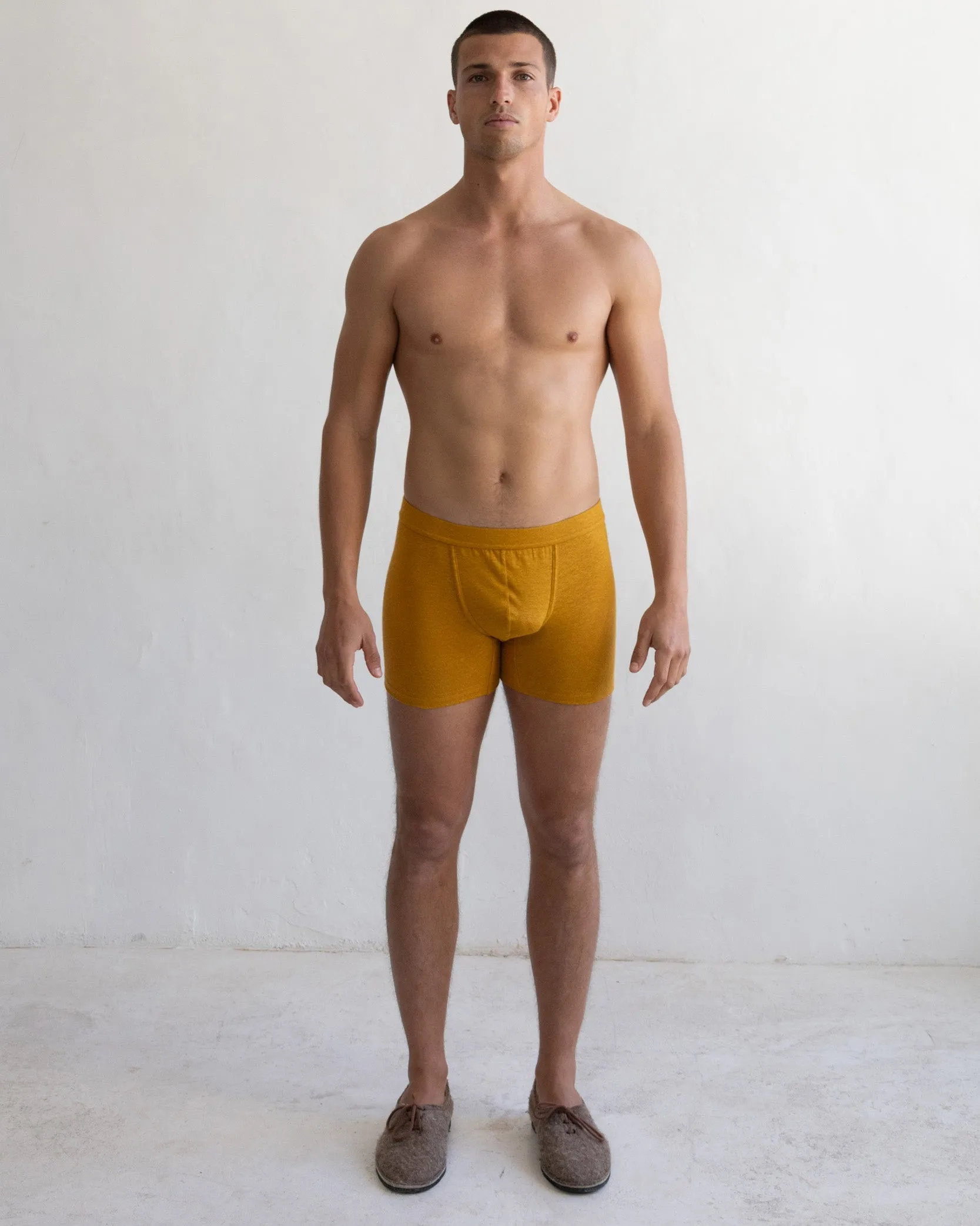 TA-CT Cervin Linen Boxer Briefs - Saffron