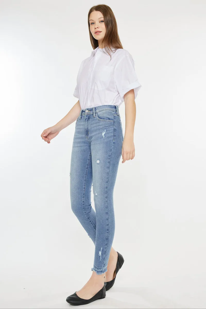 Terri High Rise Ankle Skinny Jeans