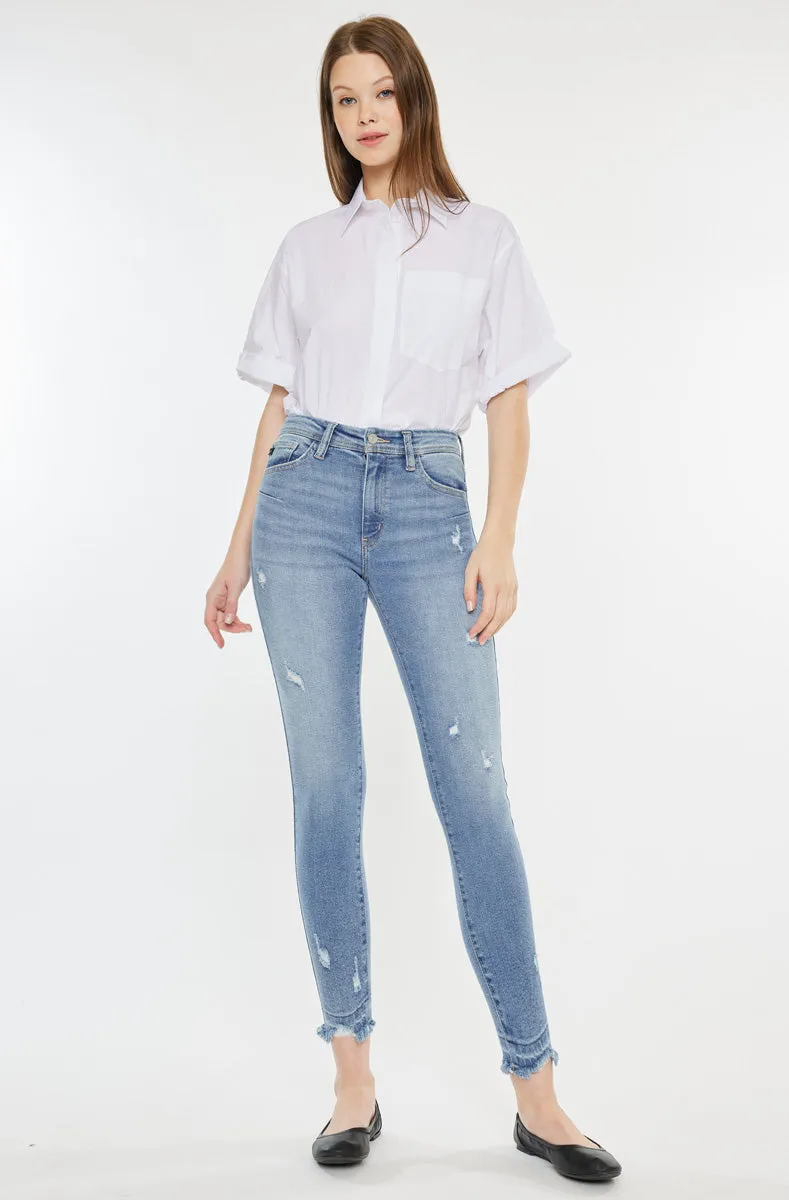 Terri High Rise Ankle Skinny Jeans