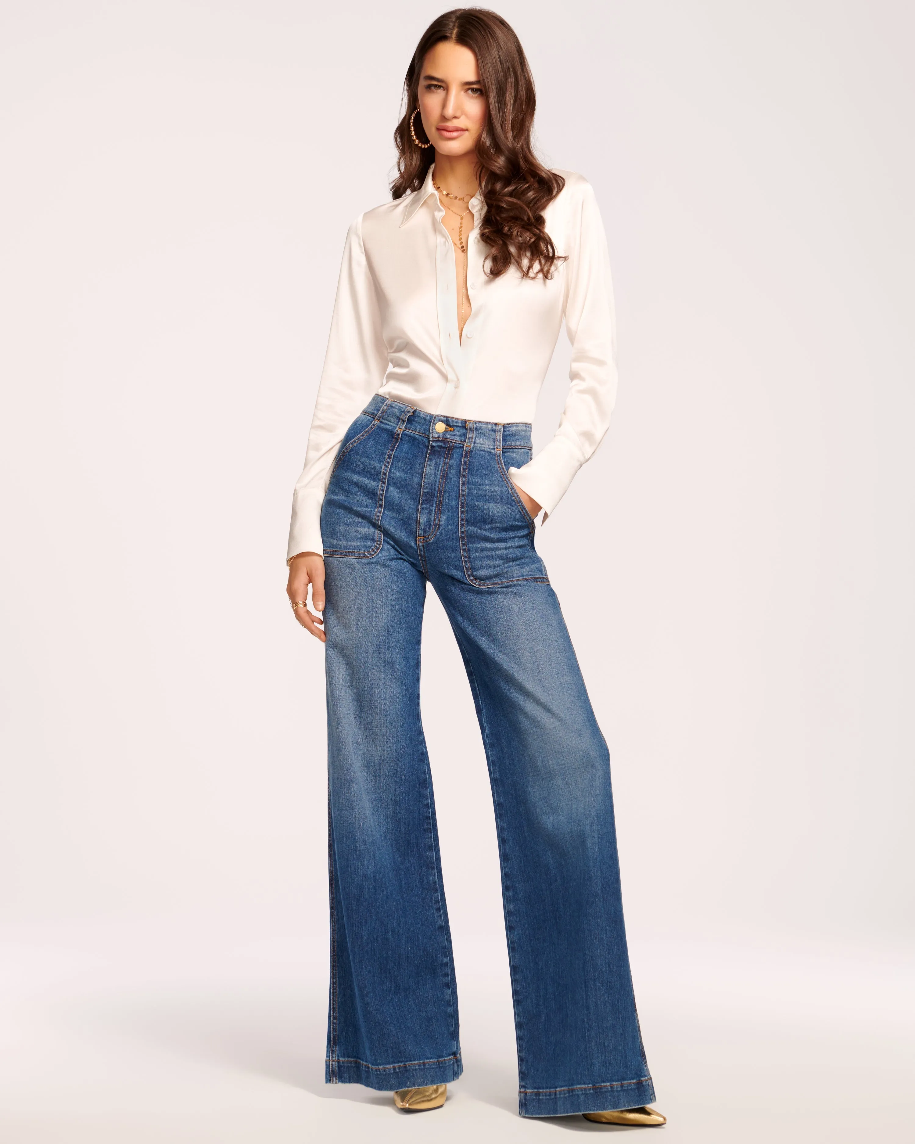 Theodora Wide Leg Jean