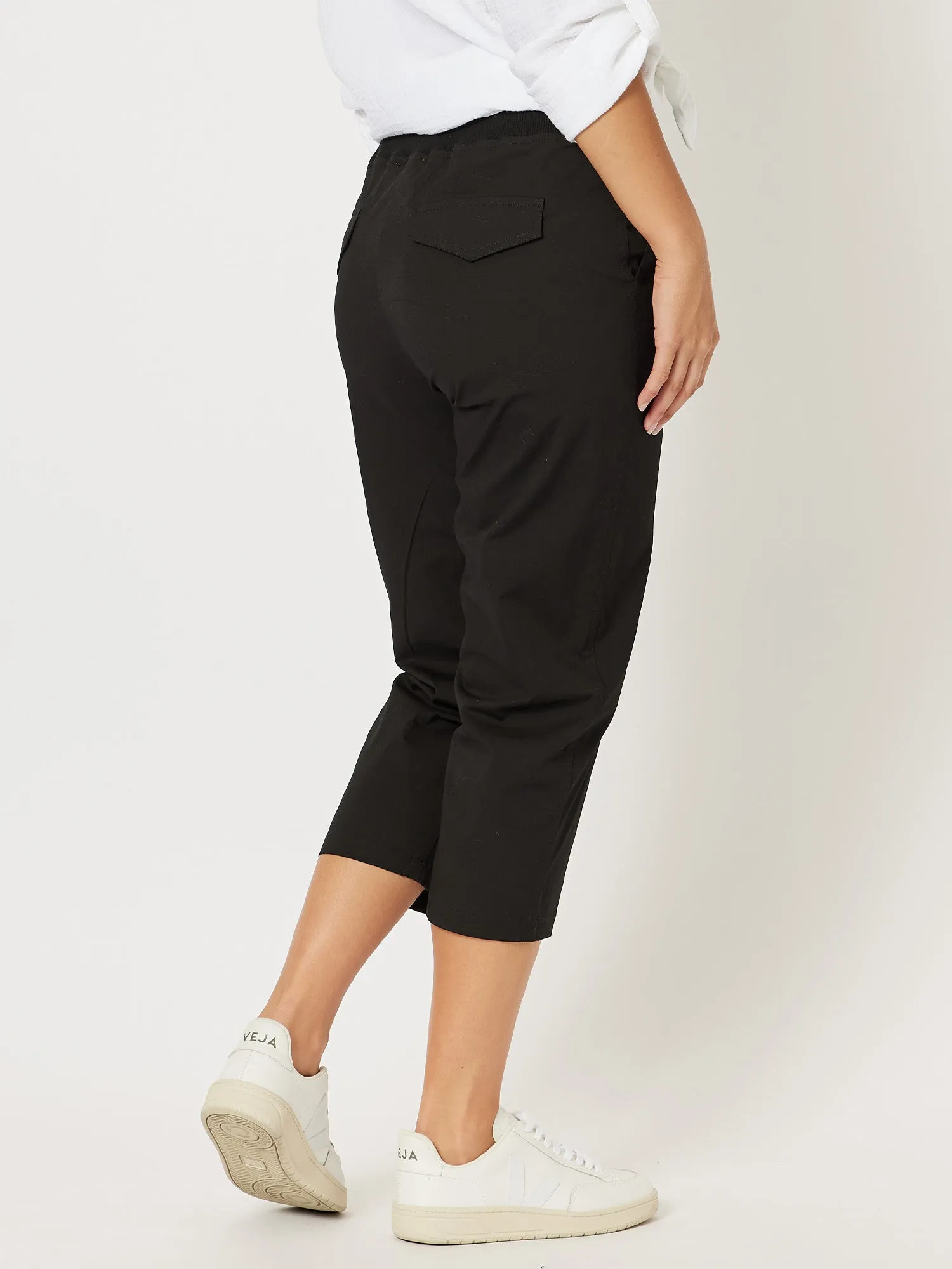 Threadz Santorini Cotton Pant Black