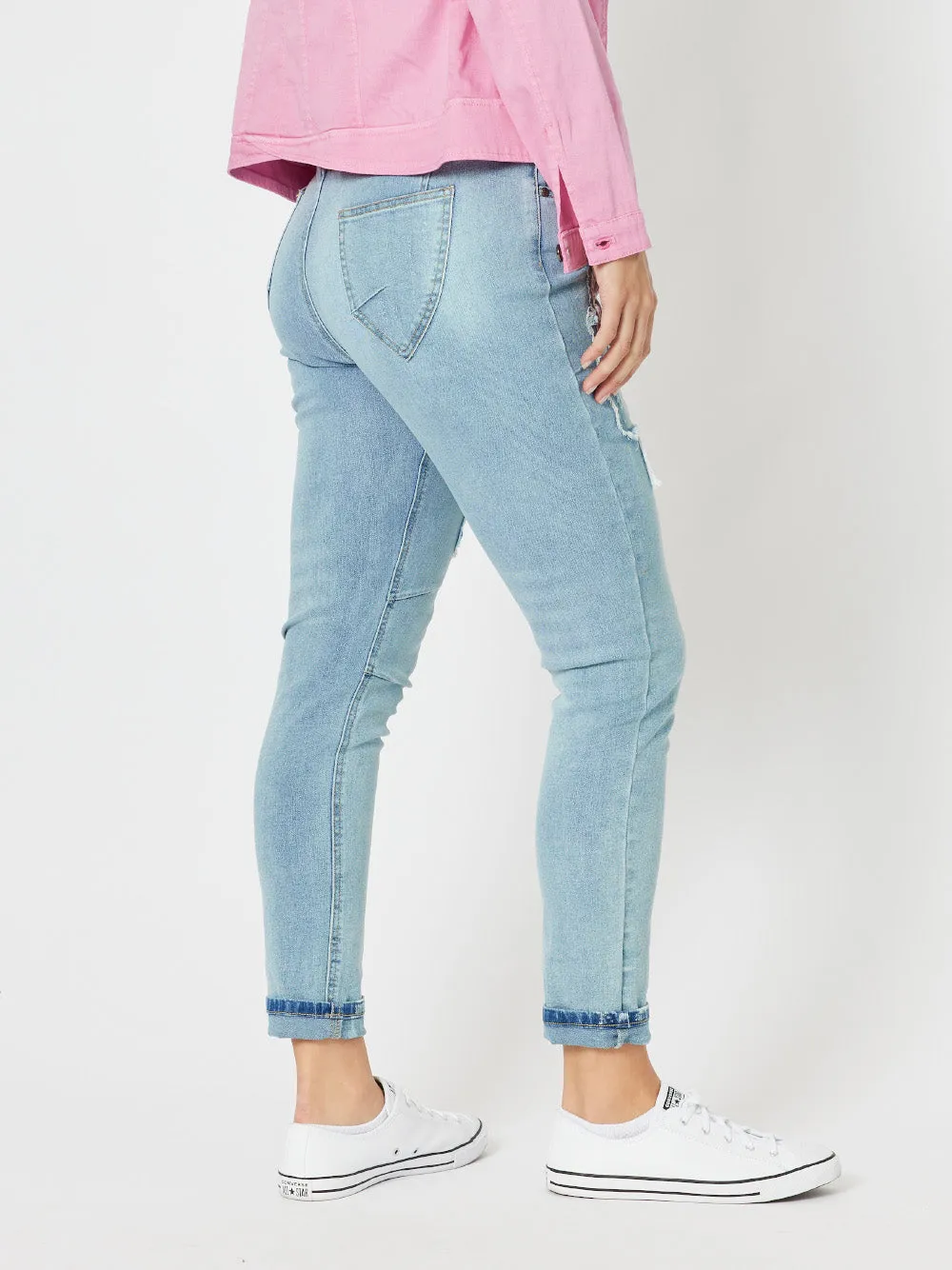 Threadz Taylor Patch Jeans Denim