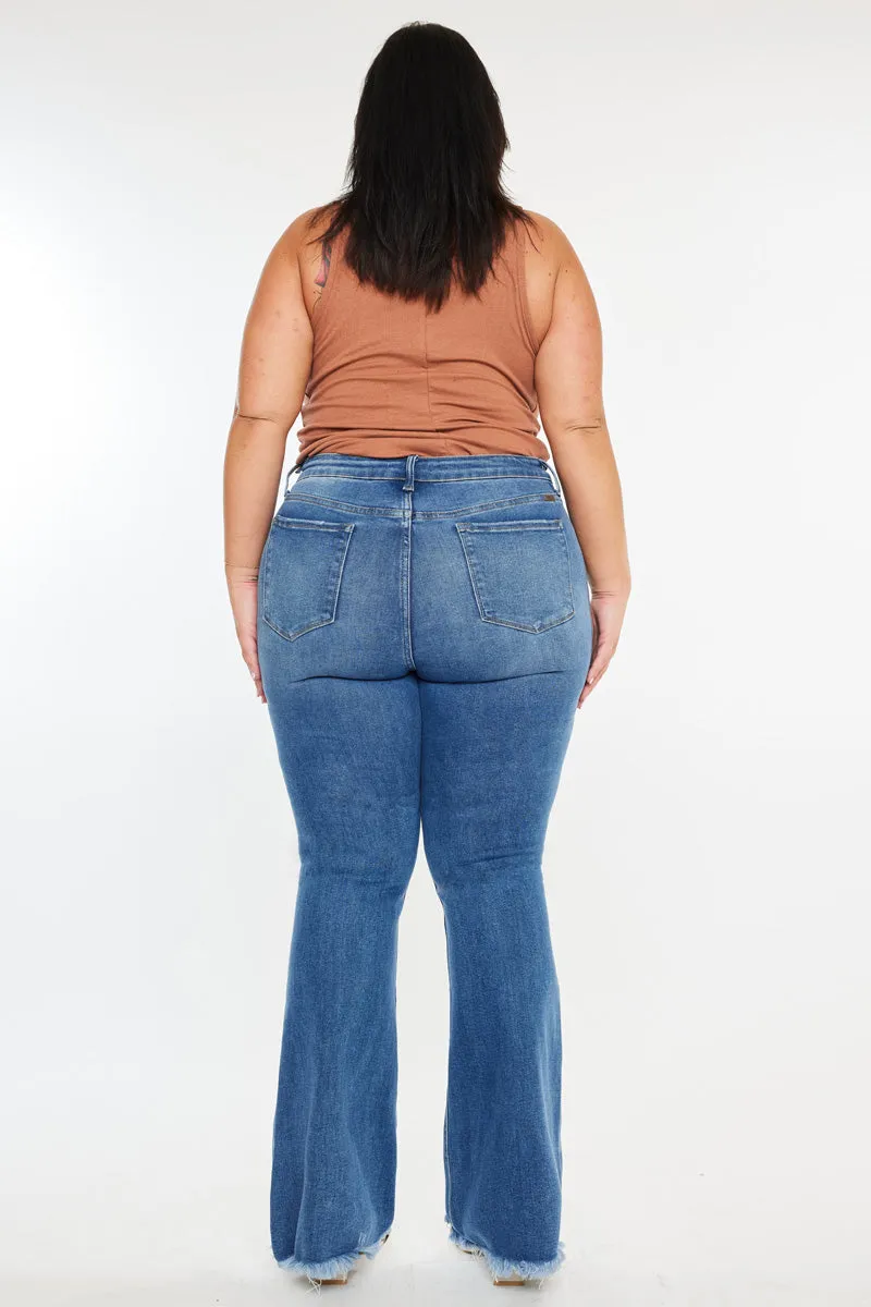 Tia High Rise Bootcut Jeans (Plus Size)