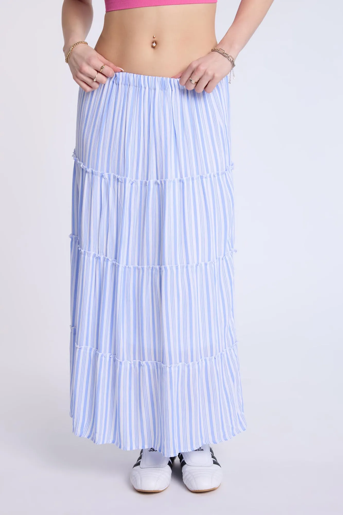 Tiered Maxi Skirt