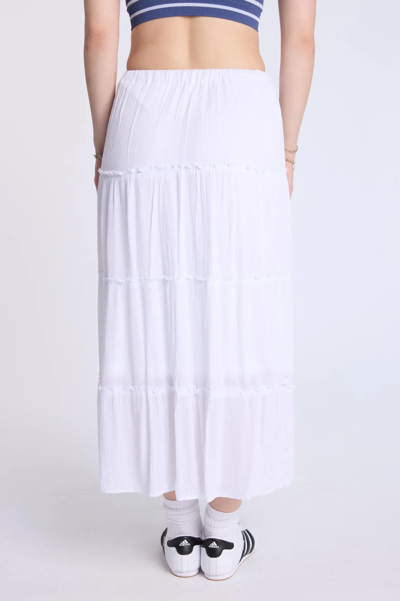 Tiered Maxi Skirt