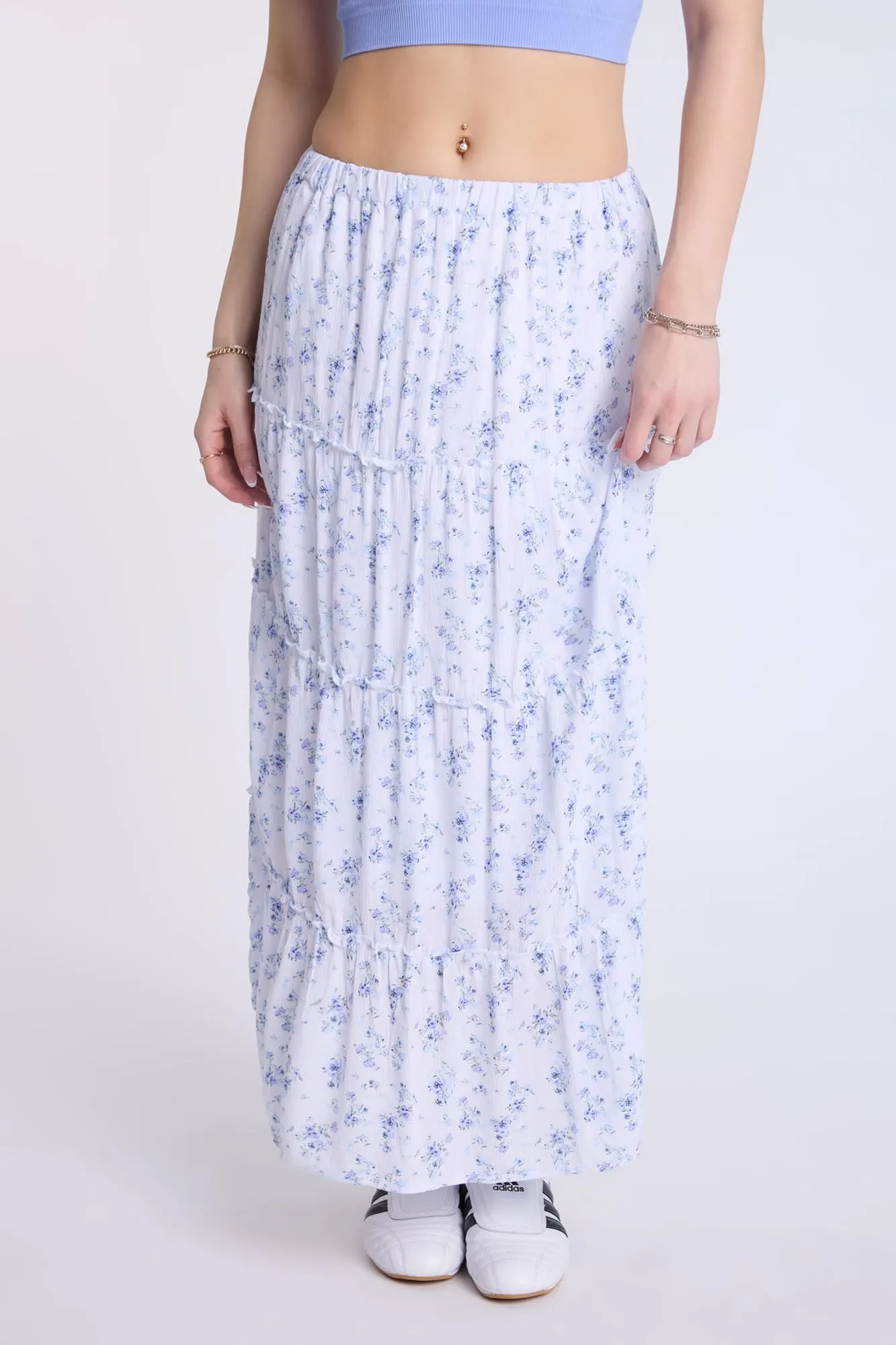 Tiered Maxi Skirt