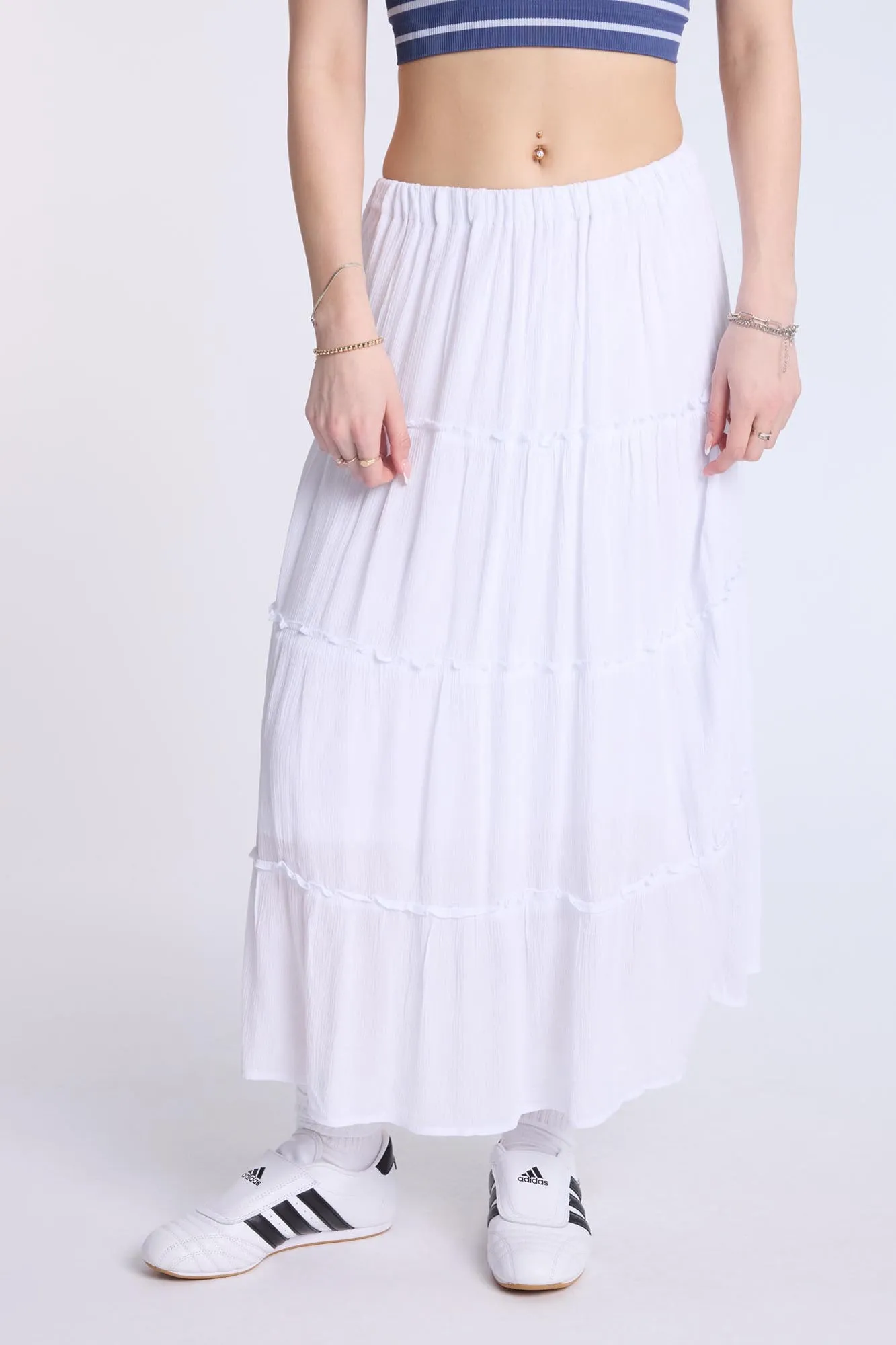 Tiered Maxi Skirt