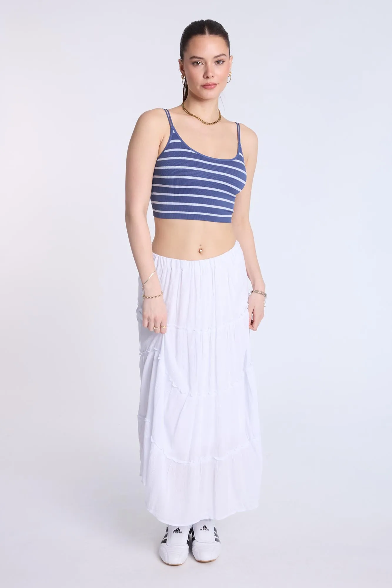 Tiered Maxi Skirt