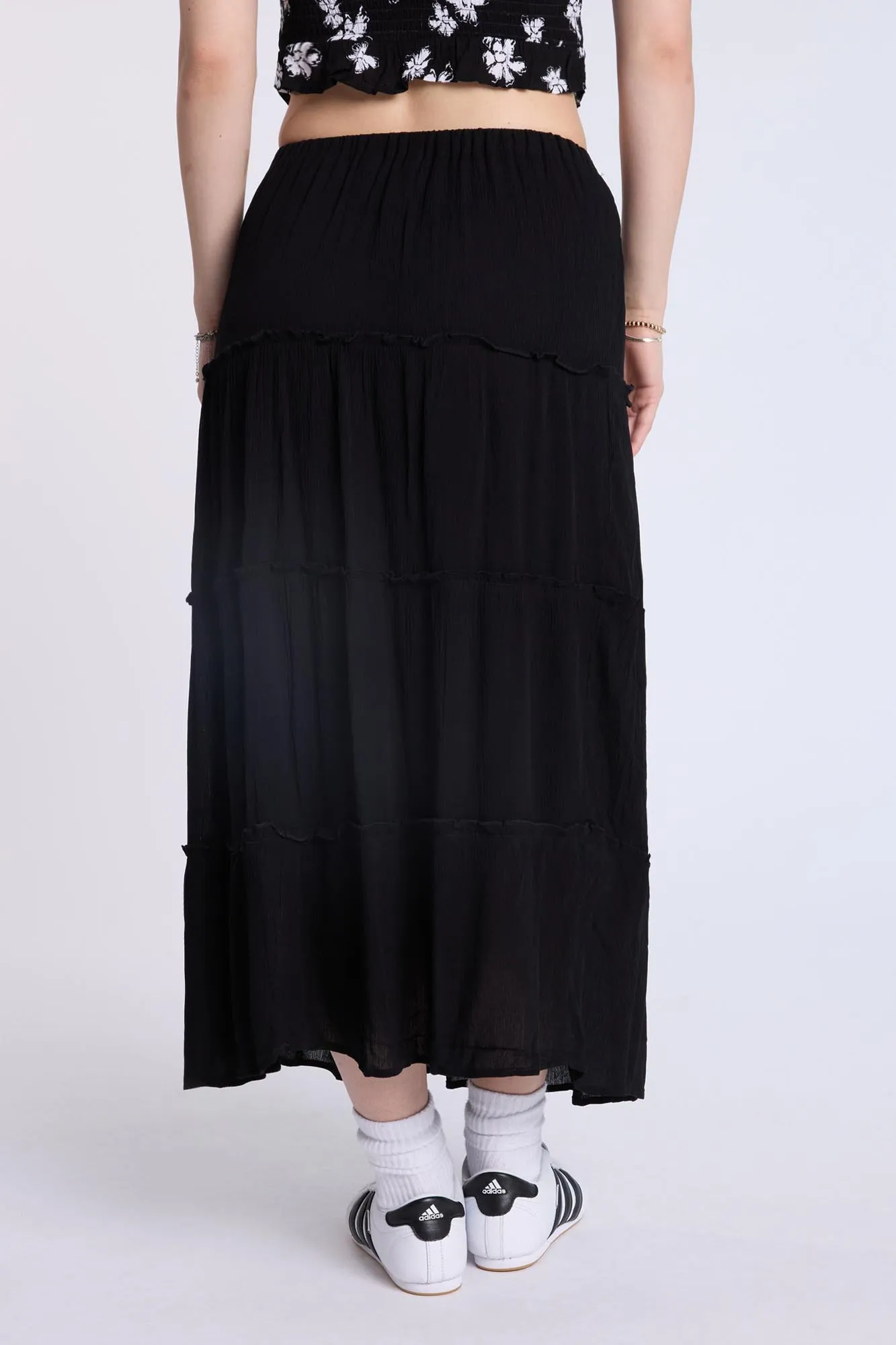 Tiered Maxi Skirt