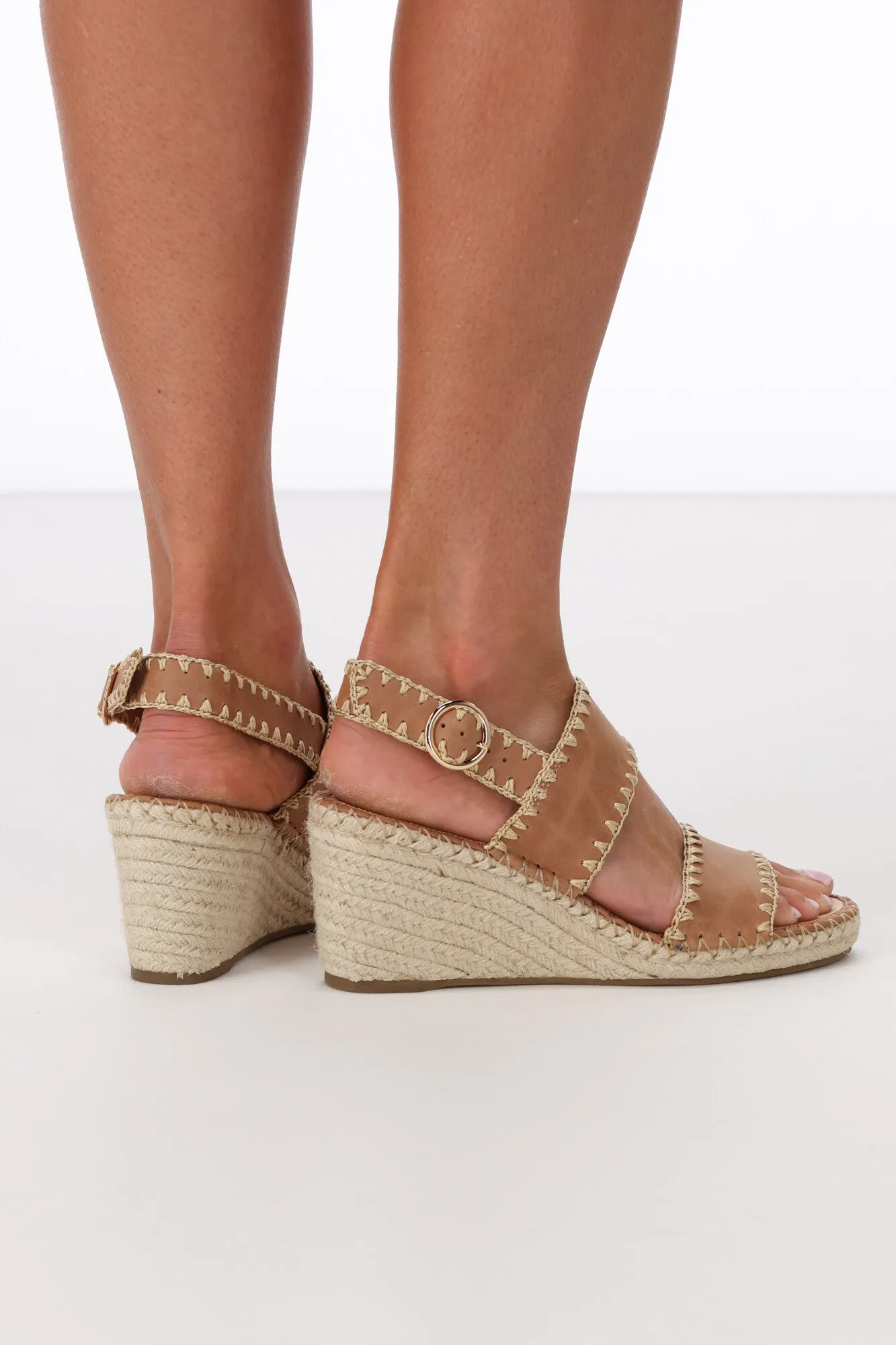 Top End Gogos Wedge Tan