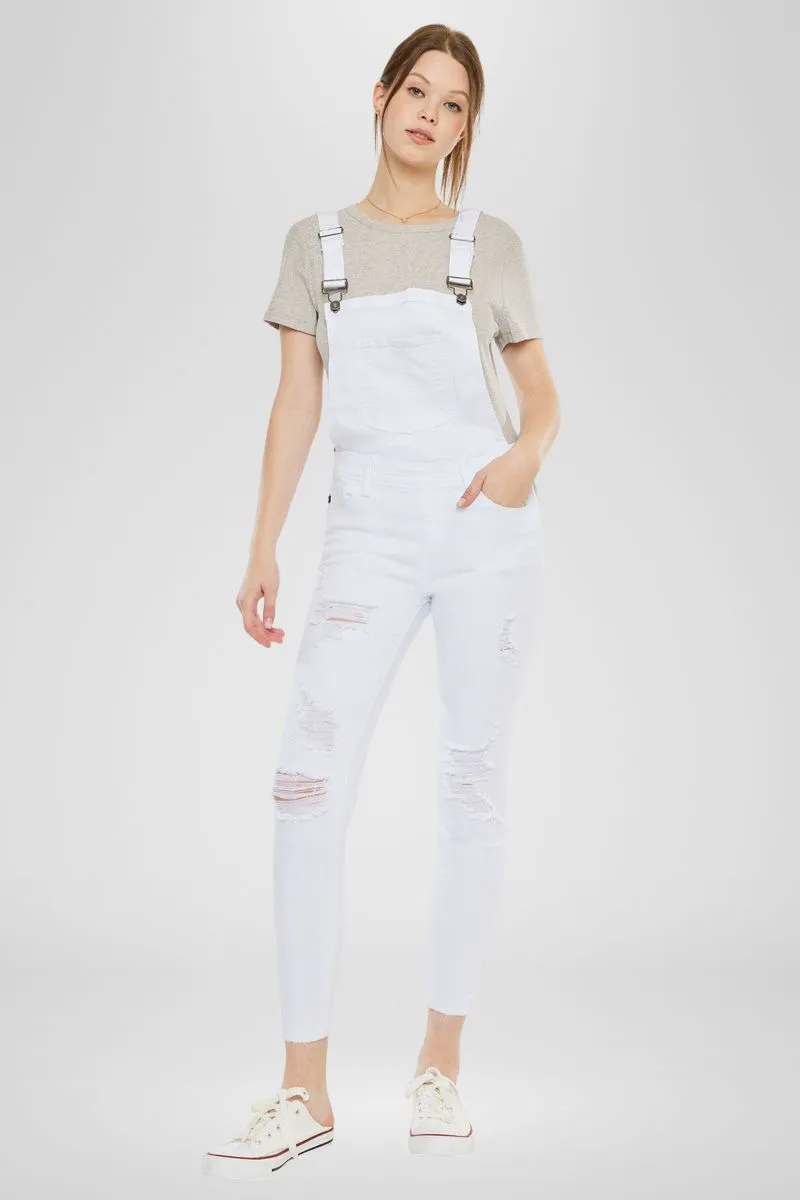 Topanga High Rise Ankle Skinny Overalls