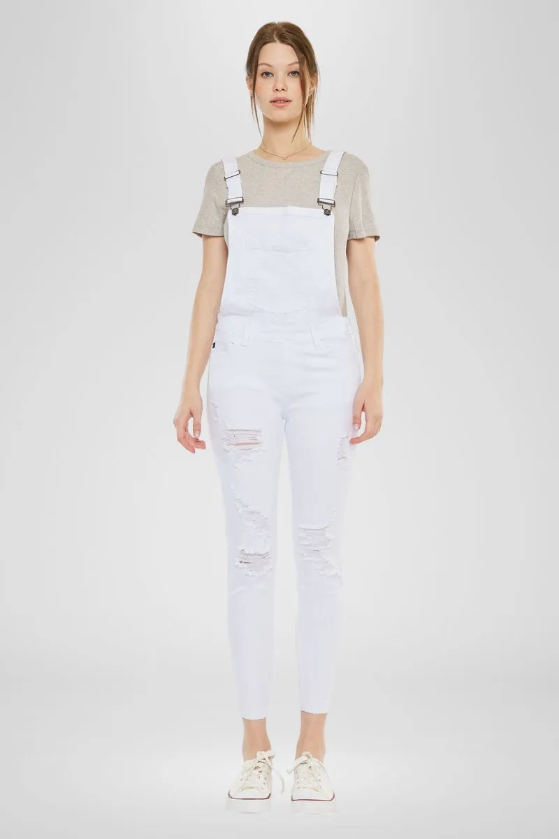 Topanga High Rise Ankle Skinny Overalls