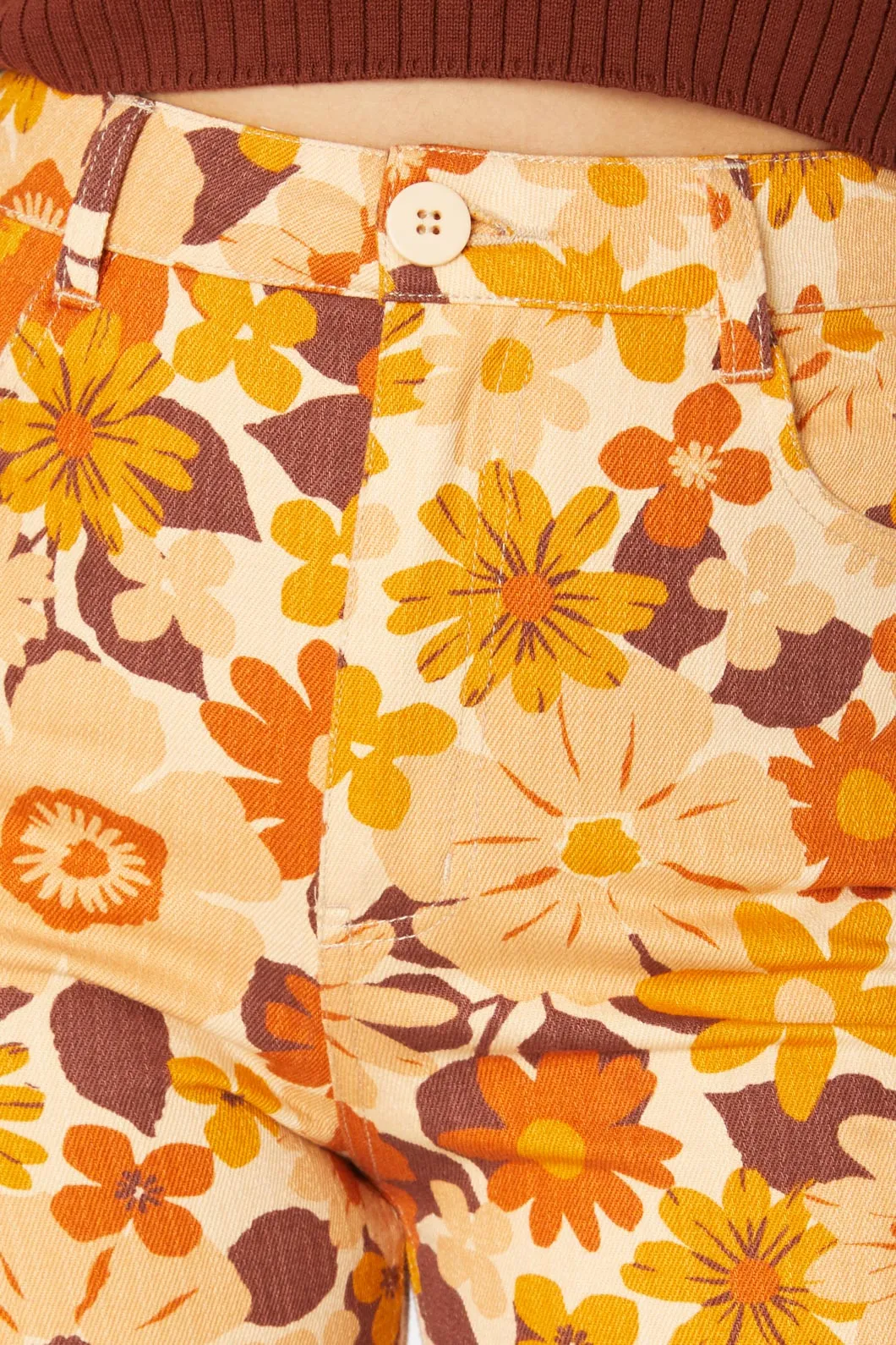 Twiggy Floral Flare Jean