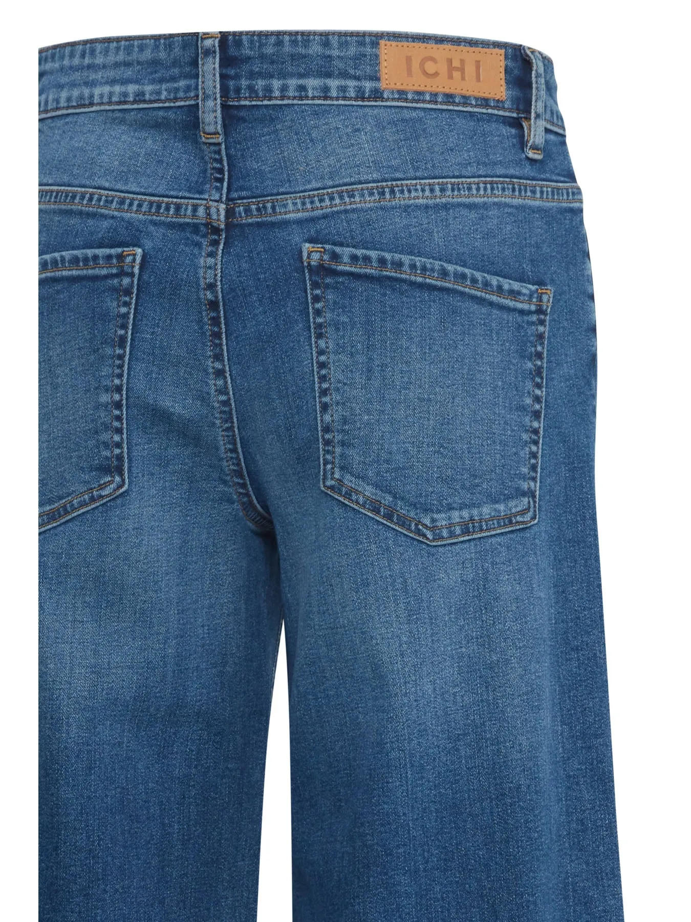 Twiggy Wide Leg Jeans - Medium Blue