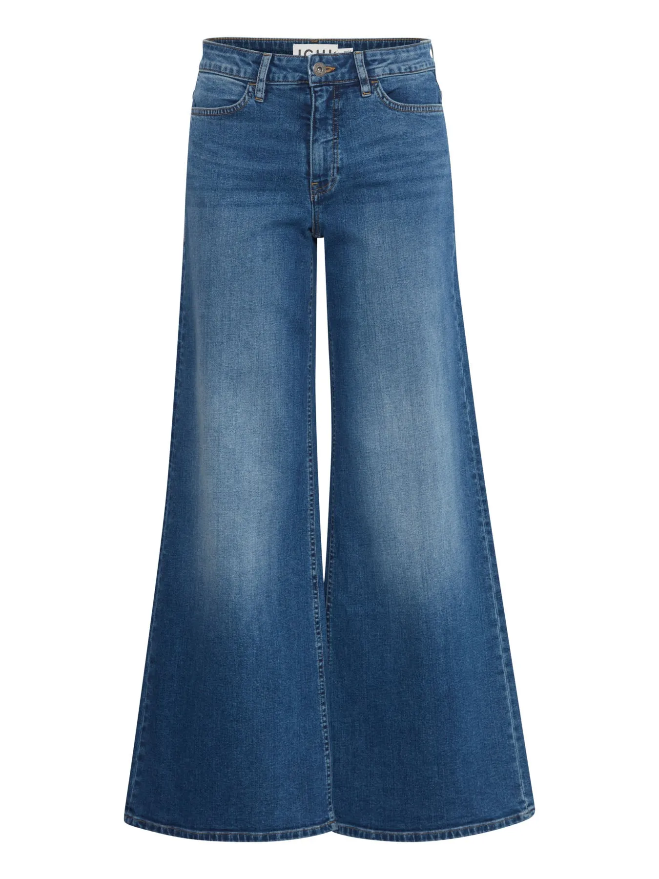 Twiggy Wide Leg Jeans - Medium Blue