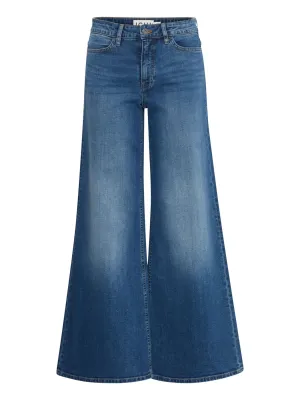 Twiggy Wide Leg Jeans - Medium Blue