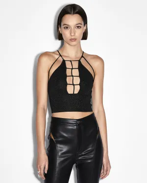 UNTAMED TOP BLACK