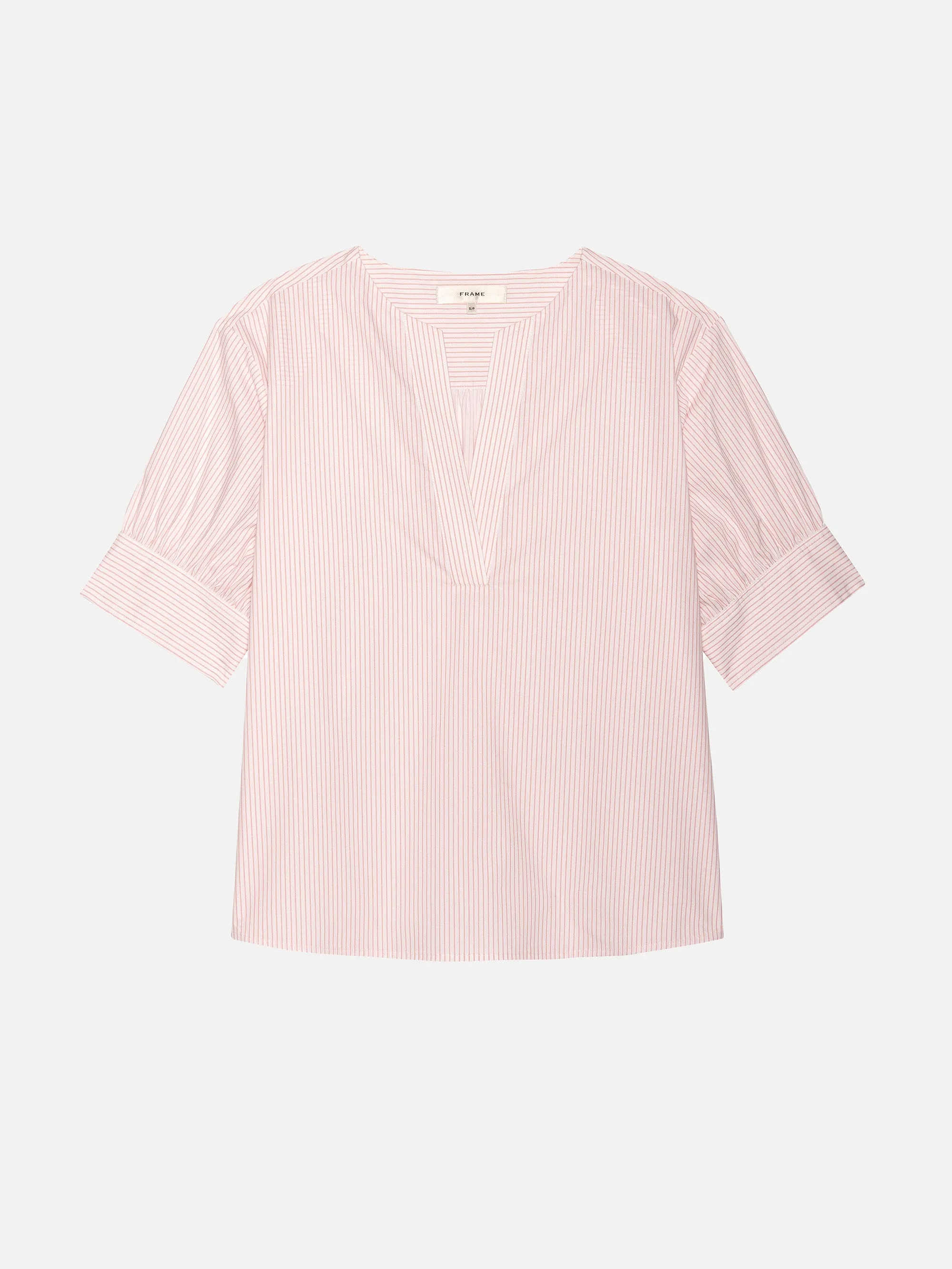 V-Neck Popover Top -- Azalea Multi