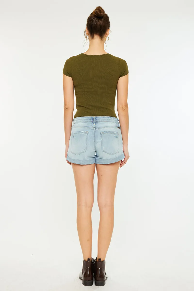 Valencia Low Rise Button Down Shorts