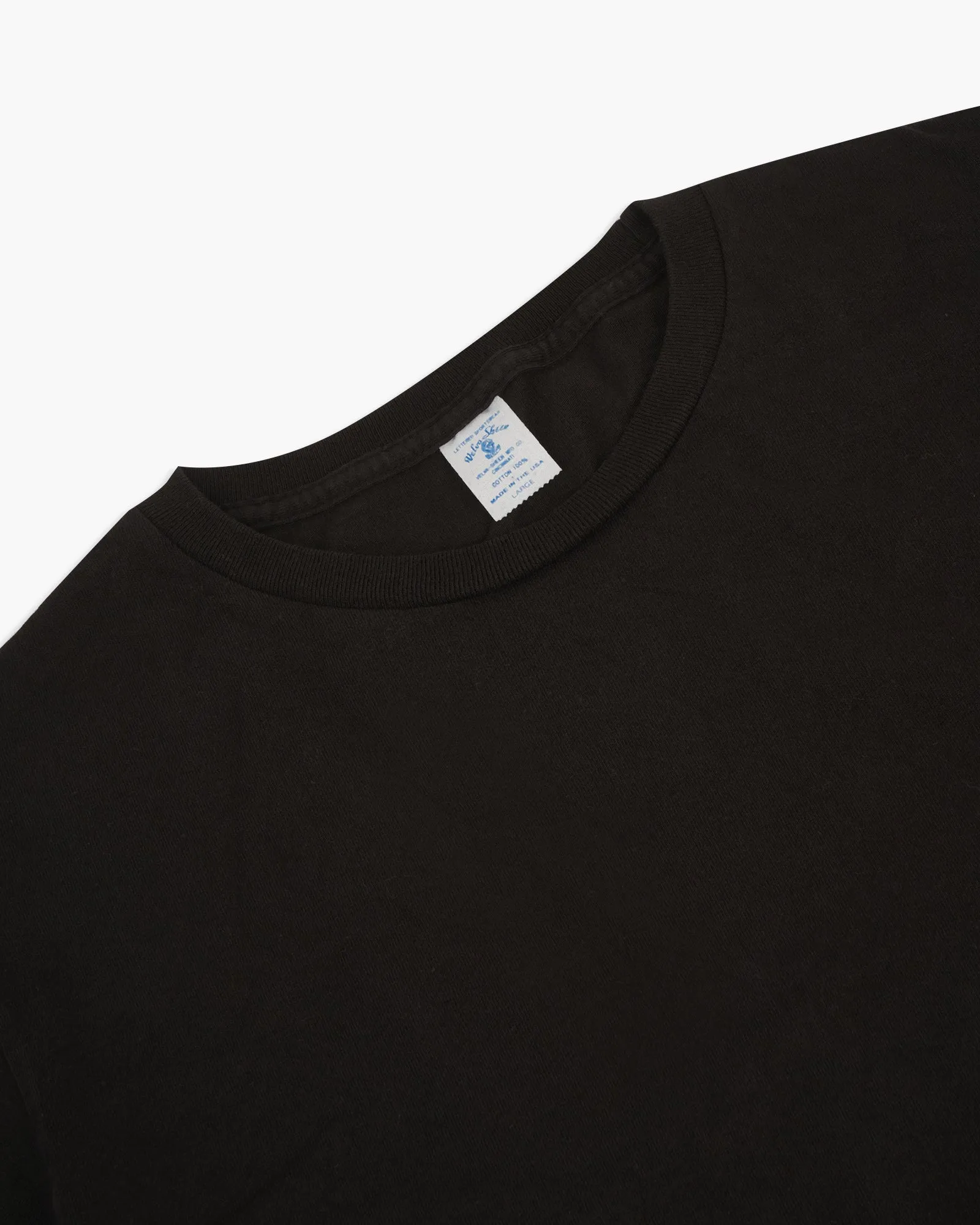 Velva Sheen 2-Pack S/S Crew Neck Tees - Black