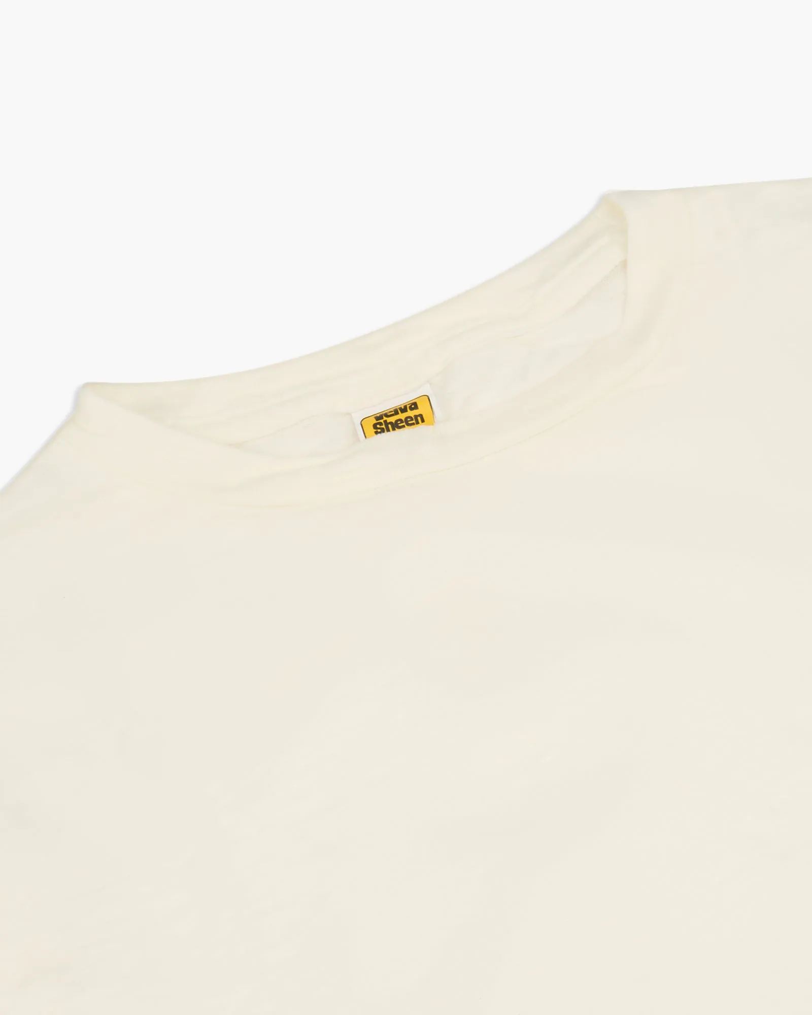 Velva Sheen Rolled L/S Regular Tee - White