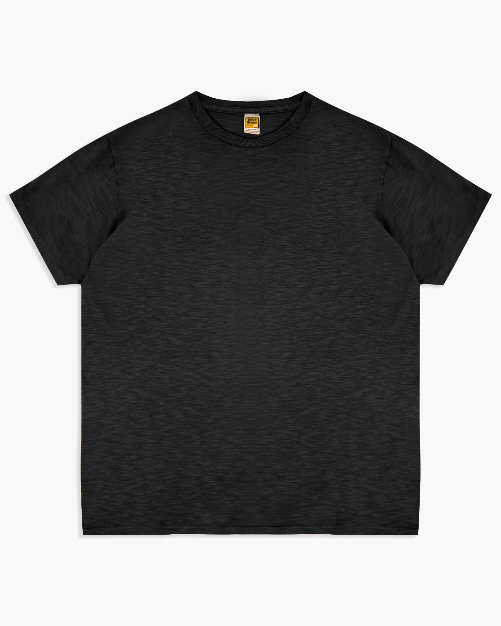 Velva Sheen Rolled S/S Regular Tee - Black