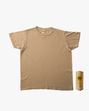 Velva Sheen Rolled S/S Regular Tee - Smokey Beige