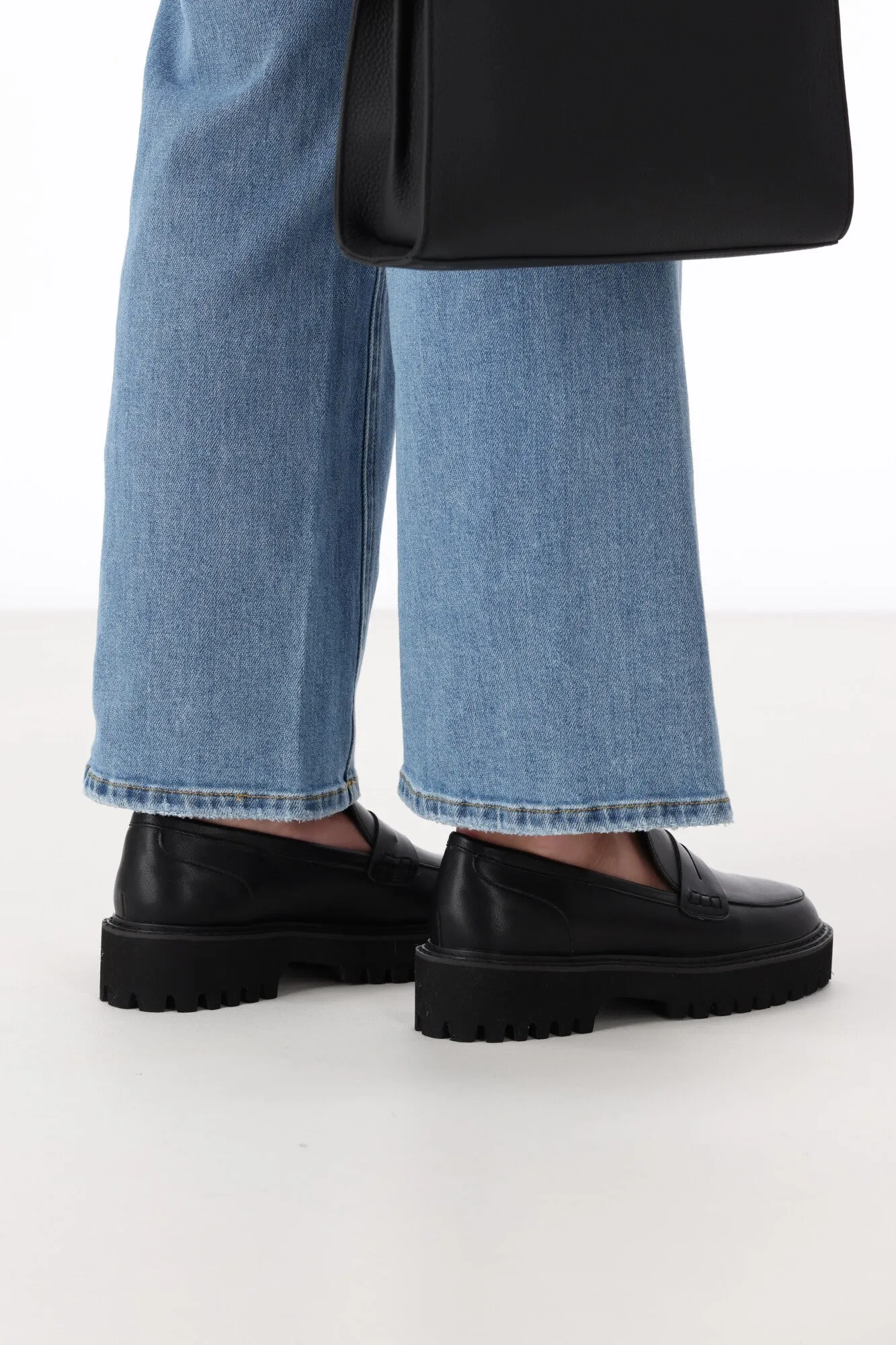 Verali Neon Chunky Loafer Black