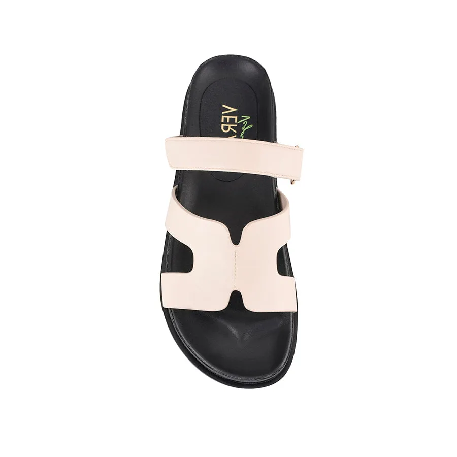 Verali Oswald Footbed Slides Bone