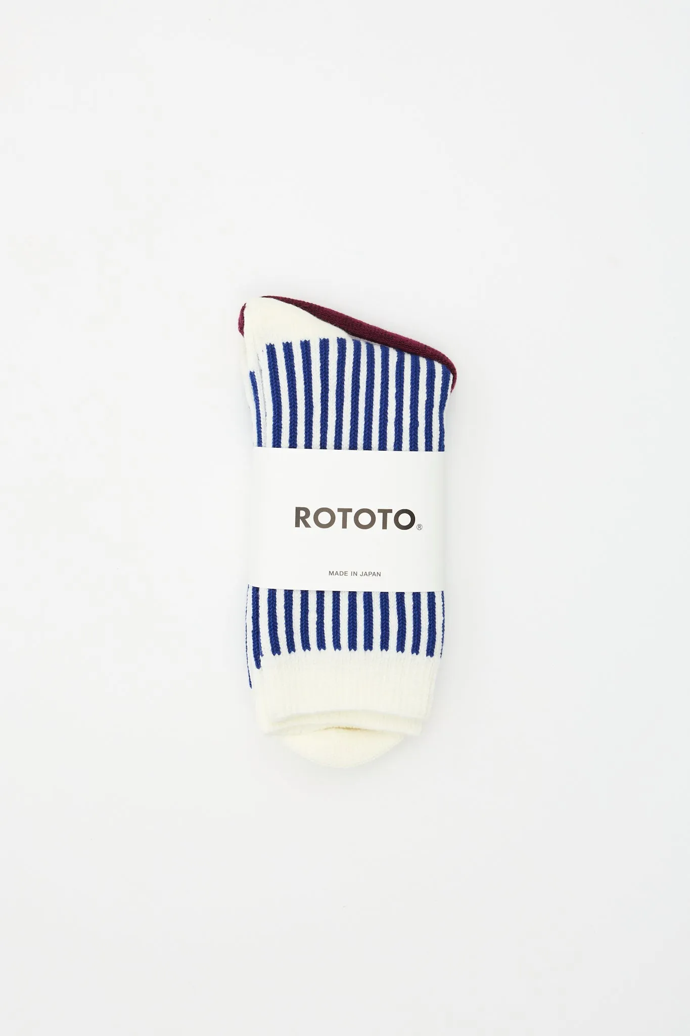 Vertical Stripe Socks Royal Blue