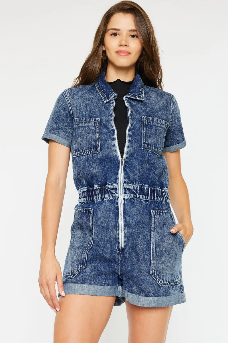 Victoria Short Sleeve Romper