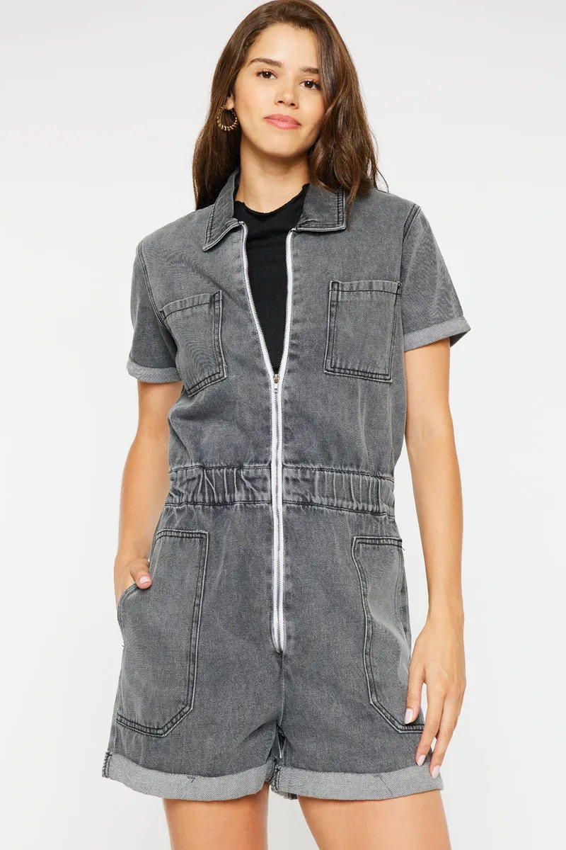 Victoria Short Sleeve Romper