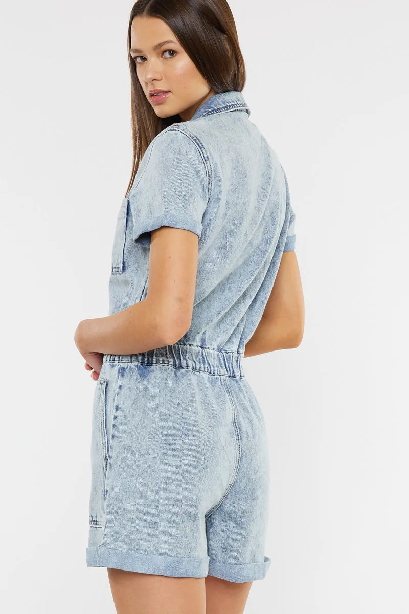 Victoria Short Sleeve Romper